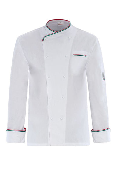 Chef Jacket Italia White