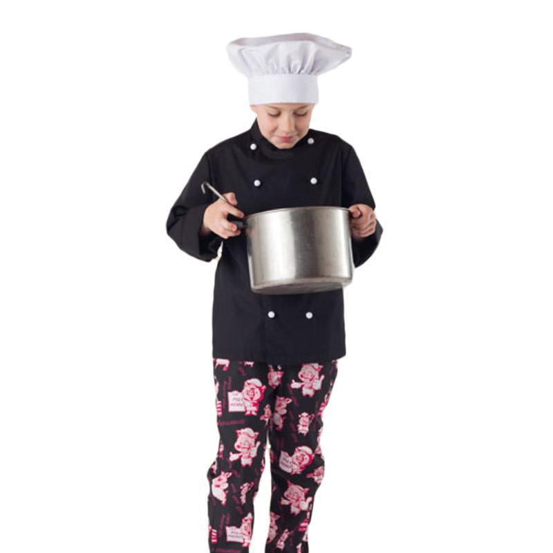 Giacca Cuoco Bambino Nera