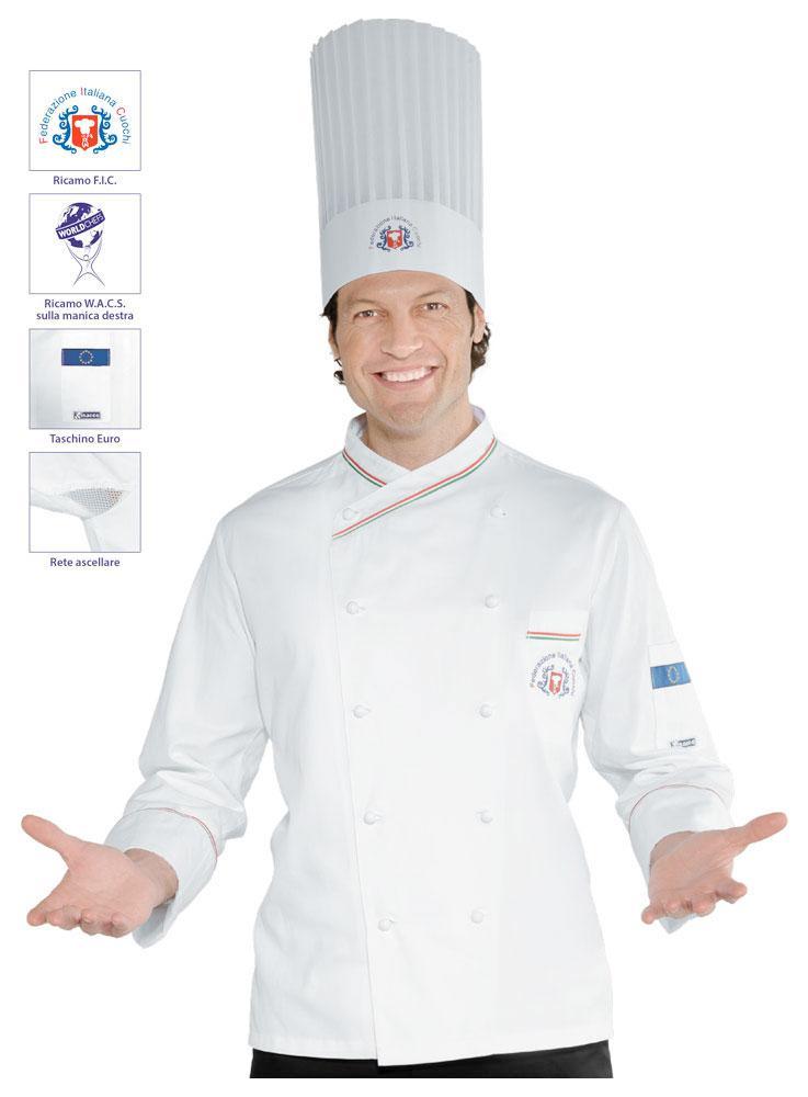 Giacca Cuoco FIC Panama Slim