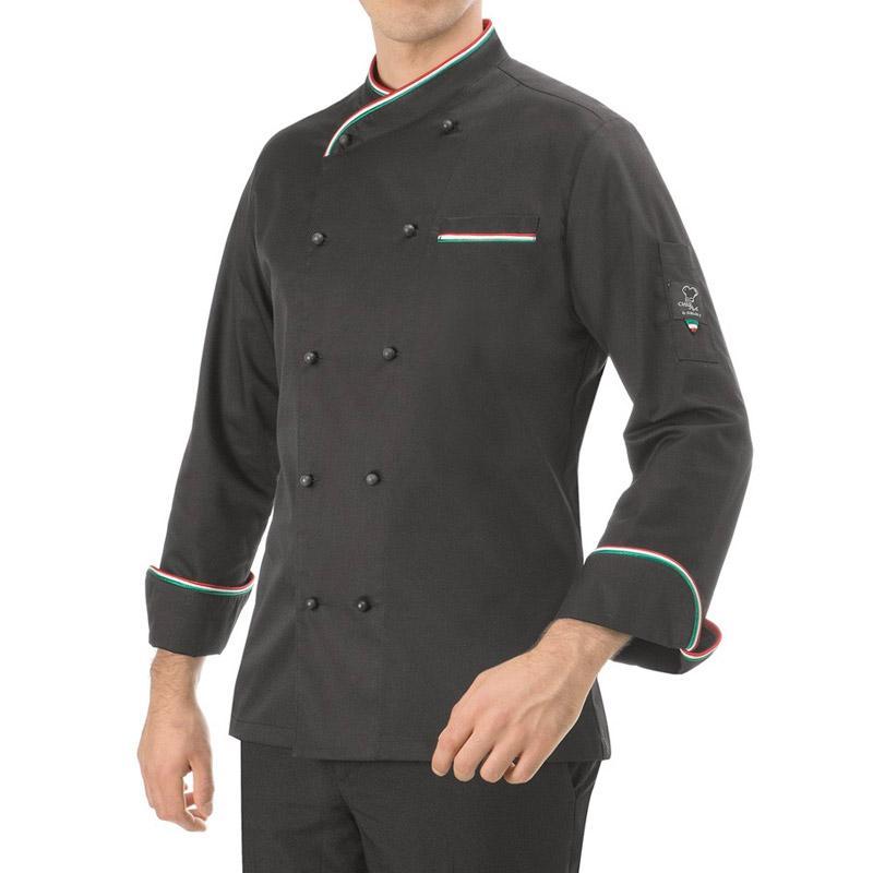Giacca Cuoco Italia Nera
