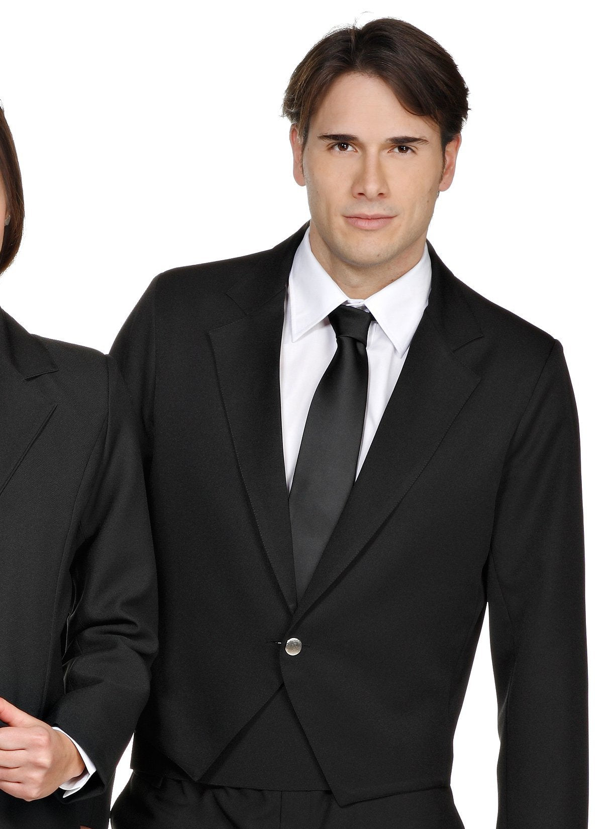 Giacca da cameriere Spencer Unisex collo a punta