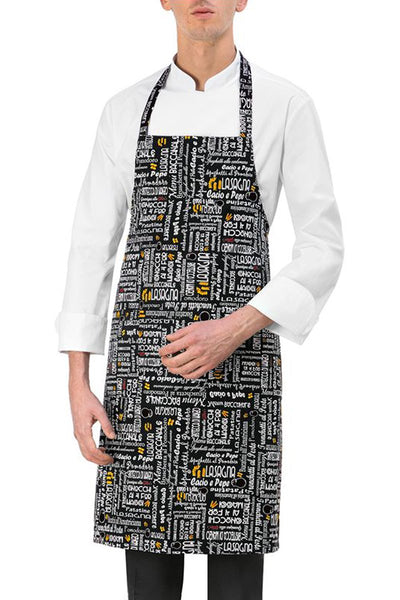 Apron with bib Menu